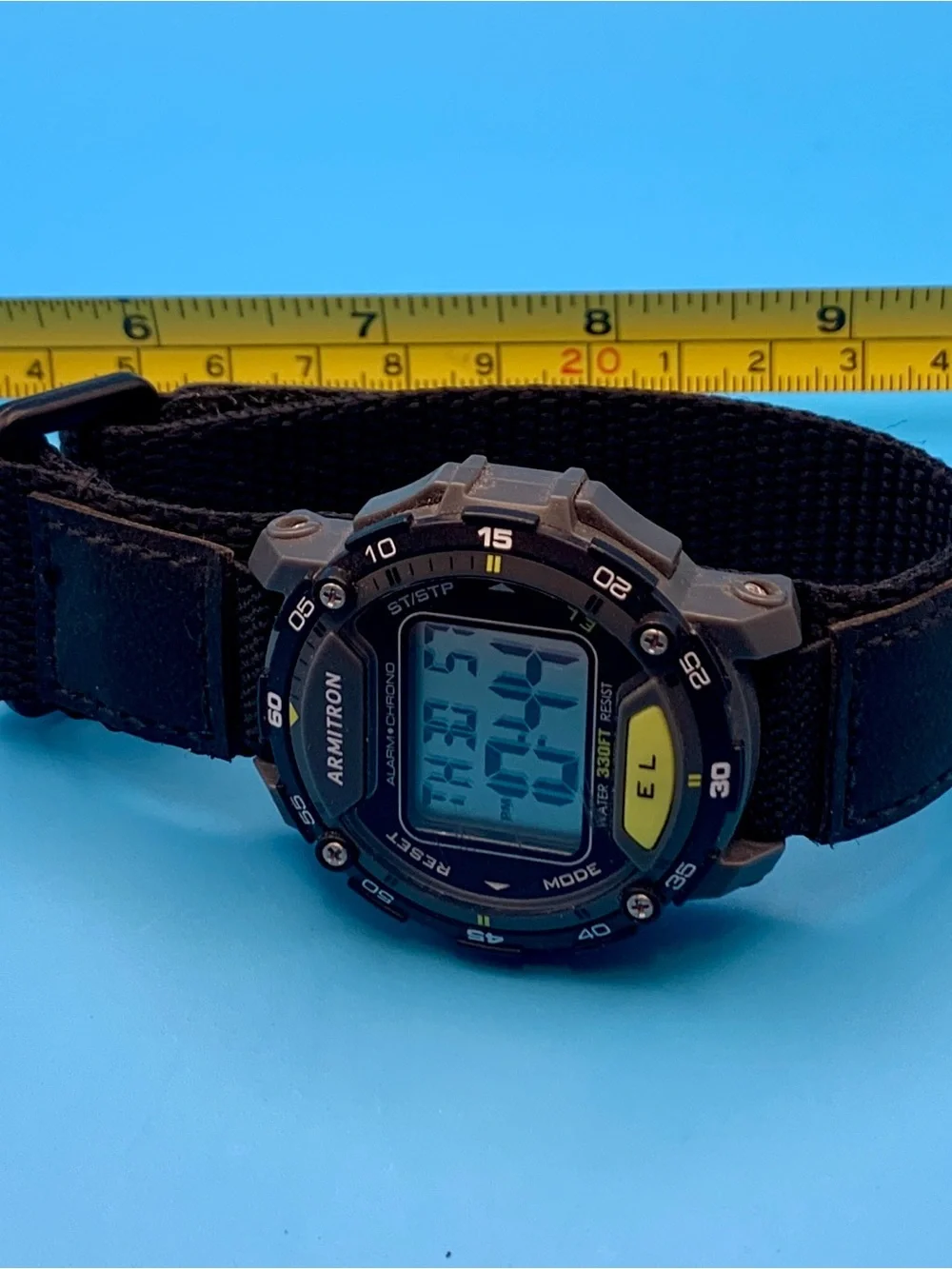 ARMITRON PRO-SPORT 40/8291 Men’s Digital Wristwatch Chrono Dual Time Working